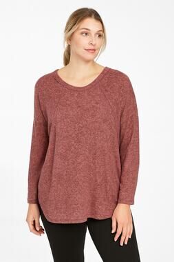 Forgotten Grace Women’s Medium Red Pullover Sweater Soft Knit Casual Top NWOT